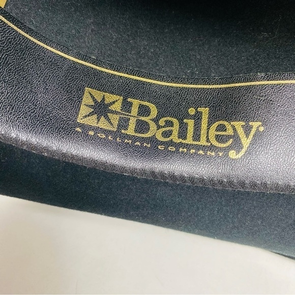 Bailey Black Glen Wool Furlite Crushable Fedora Size S - Picture 7 of 9